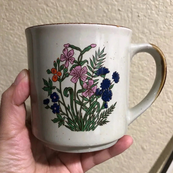 Vintage Other - vtg 70s japanese stoneware tea mug coffee mug